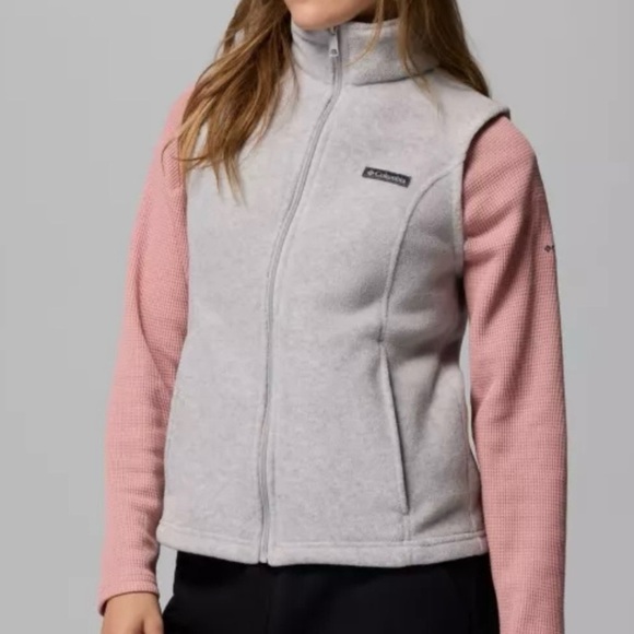 NWT Columbia Sportswear Company Benton Springs Cirrus Grey Heather Vest - Picture 1 of 6